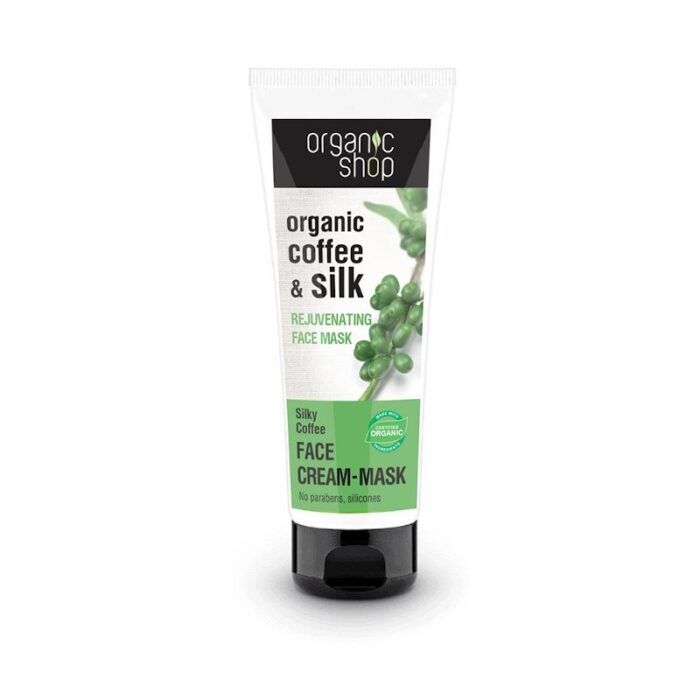 Organic Shop Organic Coffee & Silk Rejuvenating Face Mask 75ml